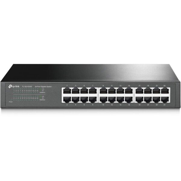 SWITCH 24 TP-LINK 1U 13" 10/100 S/GESTÃO S/GESTÃO DESKTOP