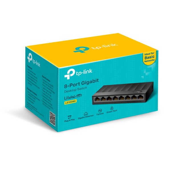 DESKTOP SWITCH 8 PORTAS 10/100/1000Mbps RJ45 TP-LINK