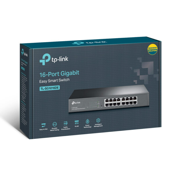 SWITCH 16 TP-LINK 10/100/1000 EASY SMART POE