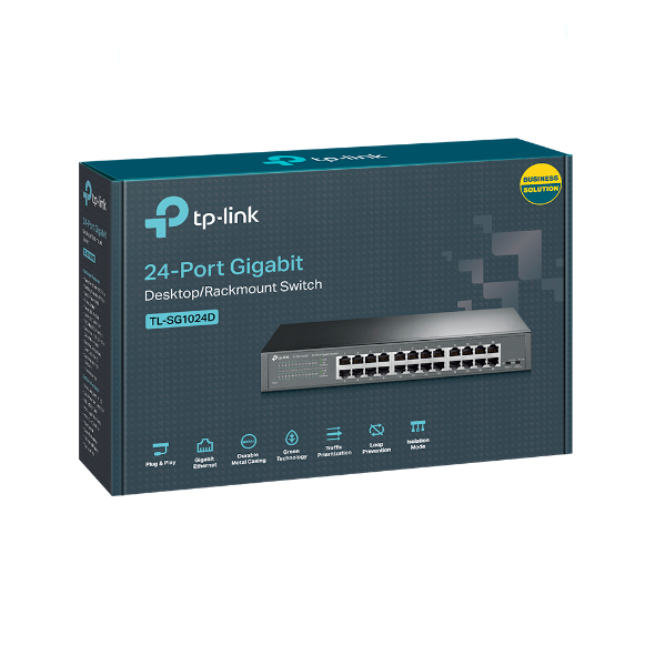 SWITCH 24 TP-LINK 10/100/1000 DESKTOP/RACKMOUNT
